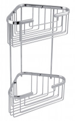 6078,0 - Metalia Wire - etajera de colt doua polite