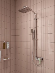 FD5-ORG-7U-11 - ORIGIO, Coloana de dus cu baterie cada/dus