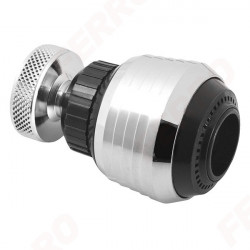 P10 - Regulator De Debit Scurt 2 Functii, Crom/Negru Pt. Baterii Spalator - P10