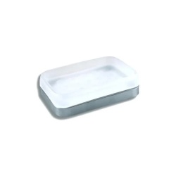 Portsăpun Din Sticlă Metalia 4 Sticlă Transparenta