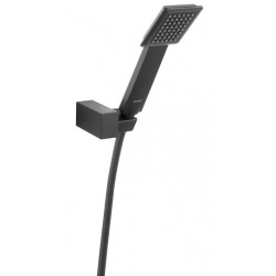 U170BL-B - Set para dus 1 functie suport reglabil si furtun flexibil Sinus, negru