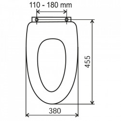 WC/SOFTMDF - Capac WC alb, soft close, MDF - Img 2
