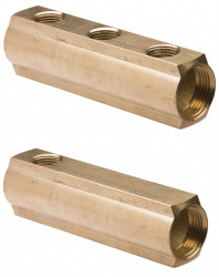 457/7Y - Distribuitor bara din alama 1" 7 circuite