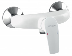 57060/1,1 - Metalia 57 White/Chrome - baterie perete dus