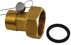 SG12 - Racord olandez din alama 3/4" FI-FE pt. contor apa (2 buc)