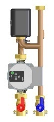 T9836000000 - Grup pompare 1LTE.YP temperatura scazuta (vana de amestec electrica si pompa inclusa)