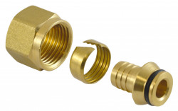 ZL15PEX - Racord compresiune eurocon 1/2" teava PEX D.16x2 mm (2 buc)