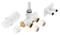ZTT30WH - Set robinet colțar termostatic cu tub de imersie, presetare