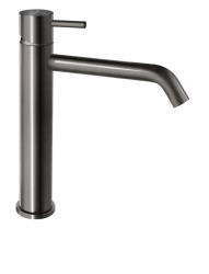 BCK2MLGM - Baterie Stativa Medie Lavoar Ciriculus, Gun Metal Cu Ventil