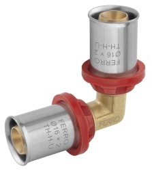 FEP20 - Cot egal presare, 20x20 mm, țevi multistrat