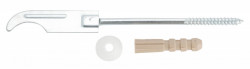 GG77 - Consola filetata diblu radiatoare aluminiu, zincata