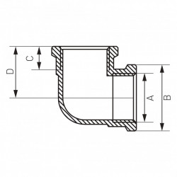 K04C - Cot alama cromata 3/4" FI-FI - Img 2
