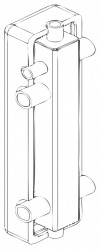 SHI30 - Schimbator hidraulic din otel inox 1 1/2", 3 m³/h - Img 2