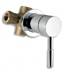 12141,0 - Comutator Ingropat 2 Iesiri Tech, Crom