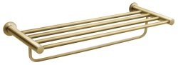 ASM35BG - Suport Prosoape Cu Portprosop Bara Smile, Auriu Periat