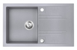 DRGM48/78GA - Chiuveta ova si picurator 78x48 cm, gri