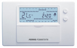F2006TXT6 - Termostat electronic de ambianta programabil F2006TX fara fir