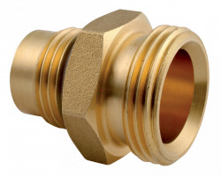 N10POR - Niplu alama 1/2"x3/4" O-ring pt. distribuitoare debitmetre