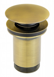 S285BR - Rotondo ventil click-clack D1 1/4``, cu preaplin