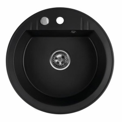 DRGM1-51BM - Chiuvetă din granit, cuvă rotundă, 510 mm