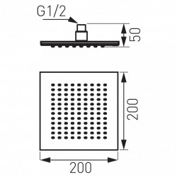 DSN04 - Slim - cap fix dus 200X200 - Img 2