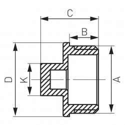 KOR4Z - Dop alama 3/4" FE - Img 2