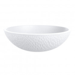 VRR1621T - Lavoar granit rotund fara preaplin Ø410x135 mm , alb - Img 1