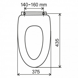 WC/SOFTCLOSE - Capac WC alb, soft close, plastic - Img 2
