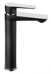BDR2LBLC - Adore Black/Chrome - baterie stativa lavoar inalt - Img 1