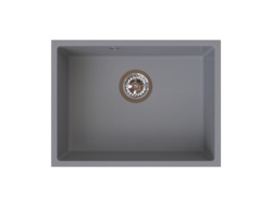 DRGS1-U/40/54GA - Chiuvetă granit montaj sub blat, o cuvă, 40 × 54 cm