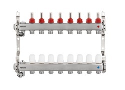 FC-RZPU08SR - Distribuitor-colector 1" inox,tip RZPU,8 circuite/căi