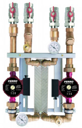 IC8X2460ZGPA - Kit schimbator de caldura izolat 24-placi 25-30 kW 2 pompe GPA II 25-6