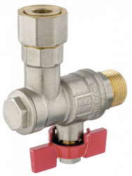 KFMF1SGK - Robinet trecere coltar cu semiolandez si filtru PN10, 1/2" FI-FI - Img 1