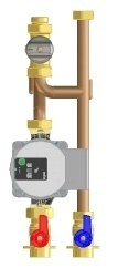 T9835000000 - Grup pompare 1LTT.YP temperatura scazuta (vana termostatica de amestec si pompa inclusa)