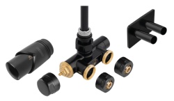 ZTT30BL - Set robinet colțar termostatic cu tub de imersie, presetare