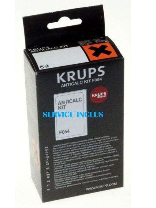 Decalcifiant espressor 2 buc + tester duritate apa KRUPS, F658666