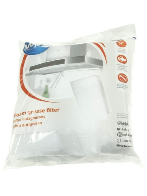 Filtru antigrasime pentru hota Whirlpool, Indesit, 47X97cm, densitate 150gr/m², 484000008523