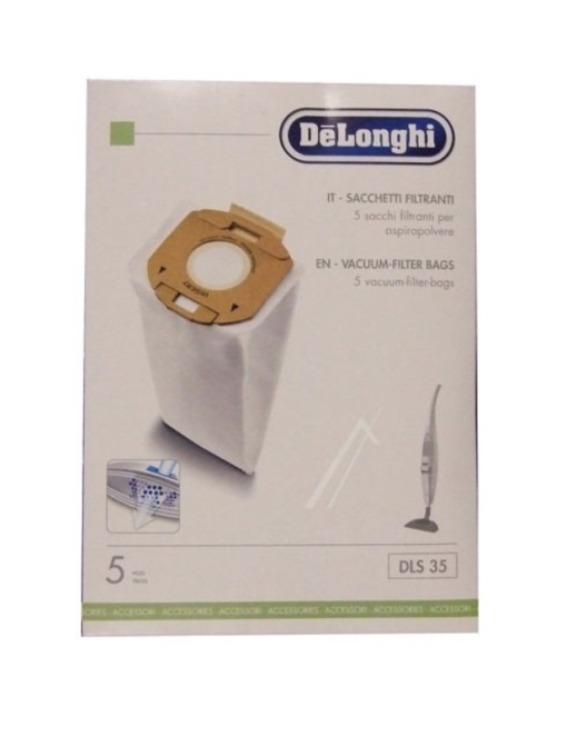 20 Sacchetti Per Aspirapolvere In Carta Compatibili DeLonghi Modelli XLC6050, XLC6050M, XLD15M, XLD60M, XLF1500E, XLF1600PE, Sostituiscono DLS35, Colombina E Altri