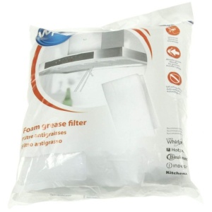 Filtru antigrasime pentru hota Whirlpool, Indesit, 47X97cm, densitate 150gr/m², 484000008523