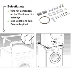 Kit suprapunere uscator de rufe Bosch, Siemens - Img 3