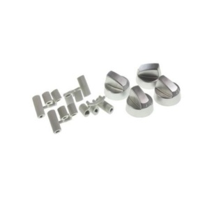 Buton aragaz universal set 4 buc, culoare gri, H866227
