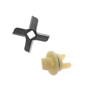 Set cutit si cuplaj melc, pinion masina de tocat carne Bosch, D11418, D11419 - Img 1