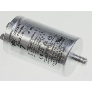 Condensator 7uF 400V motor uscător rufe Gorenje - Img 2