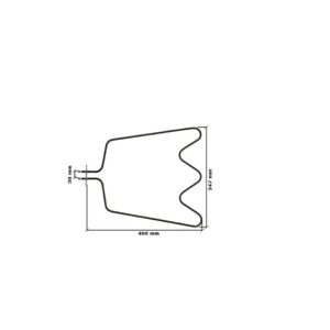 Rezistenta inferioara cuptor electric Whirlpool, Bauknecht, Privileg, IKEA, D207283 - Img 4