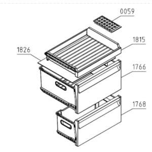 Sertar mare congelator frigider Gorenje, R308620