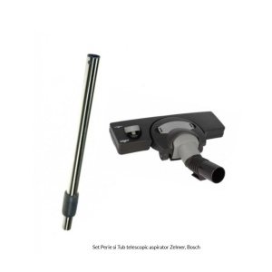 Set Perie, Tub telescopic si Furtun aspirator Zelmer, Bosch - Img 3