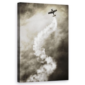 Tablou canvas - Adn-ul Aviatiei, Sepia, Aviatie, Bucla, Looping, Truc, 50 x 80 cm