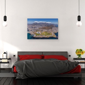Tablou canvas - Africa De Sud - Cape Town, Arhitectura, Aeriana, Munte, 40 x 60 cm - Img 3