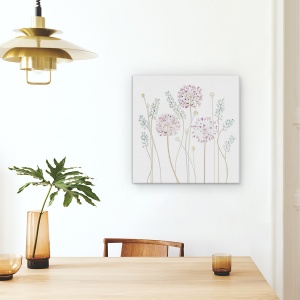 Tablou Canvas - Allium, Floral, Muscari, 60 x 60 cm - Img 4