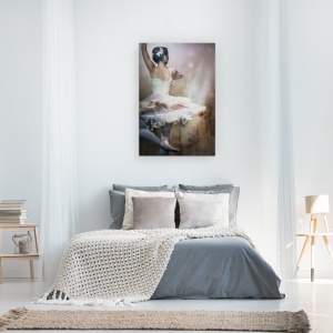 Tablou canvas - Am Dansat Cu O Voce Soptita, Balet, Dansatoare, 60 x 90 cm - Img 3
